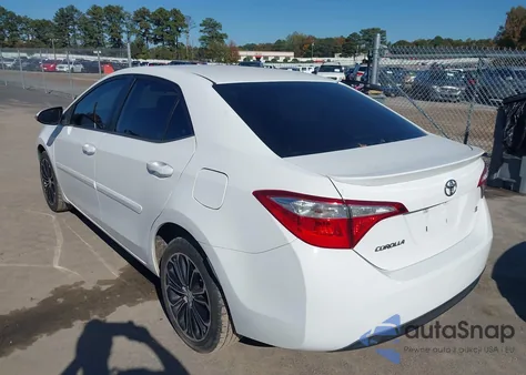 2016 Toyota Corolla S Plus z USA, uszkodzony, nr VIN 5YFBURHEXGP537203
